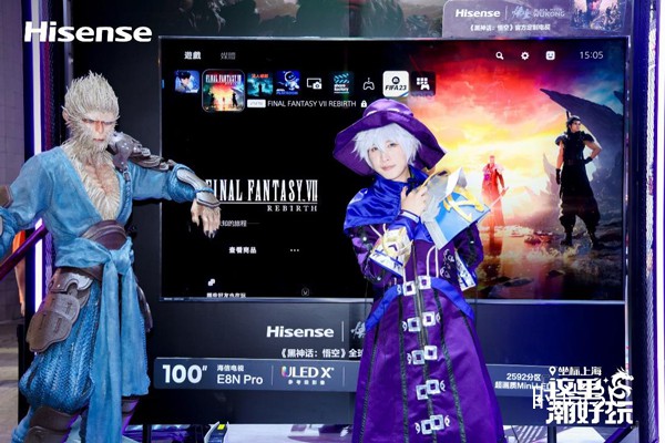 比Showgirl更吸睛！海信电视携2米高悟空惊艳亮相ChinaJoy